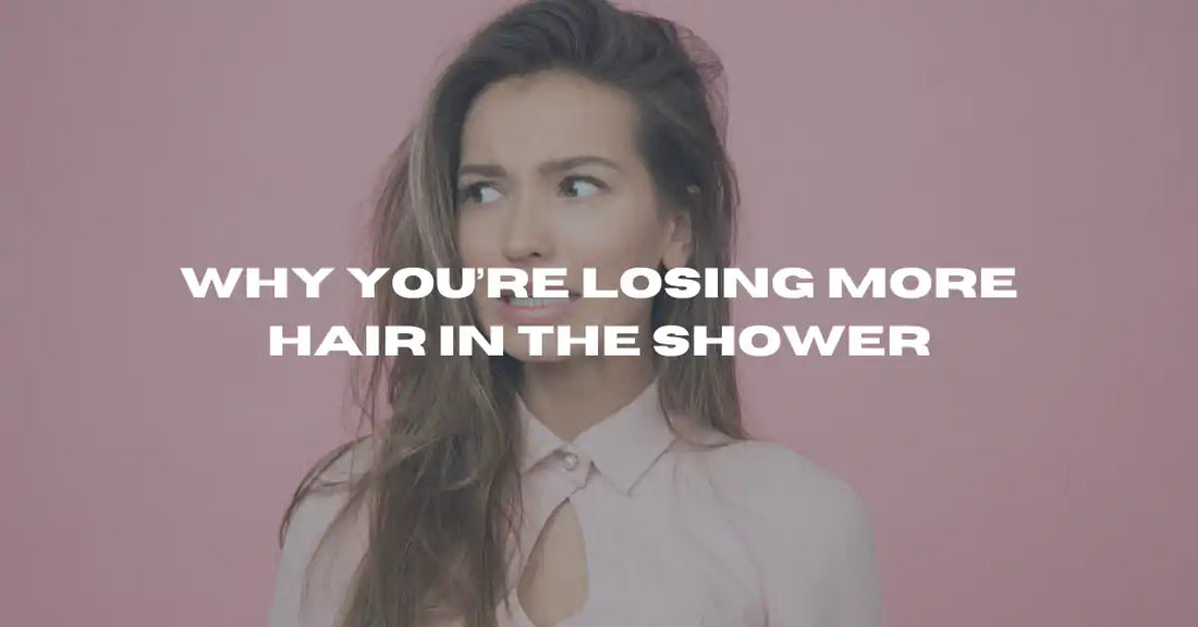 Hair falling out in the shower due to hard water and chlorine in Australian tap water