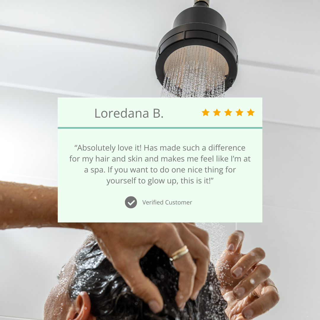 Flowy Filtered Shower Head | Softer Skin & Shinier Hair